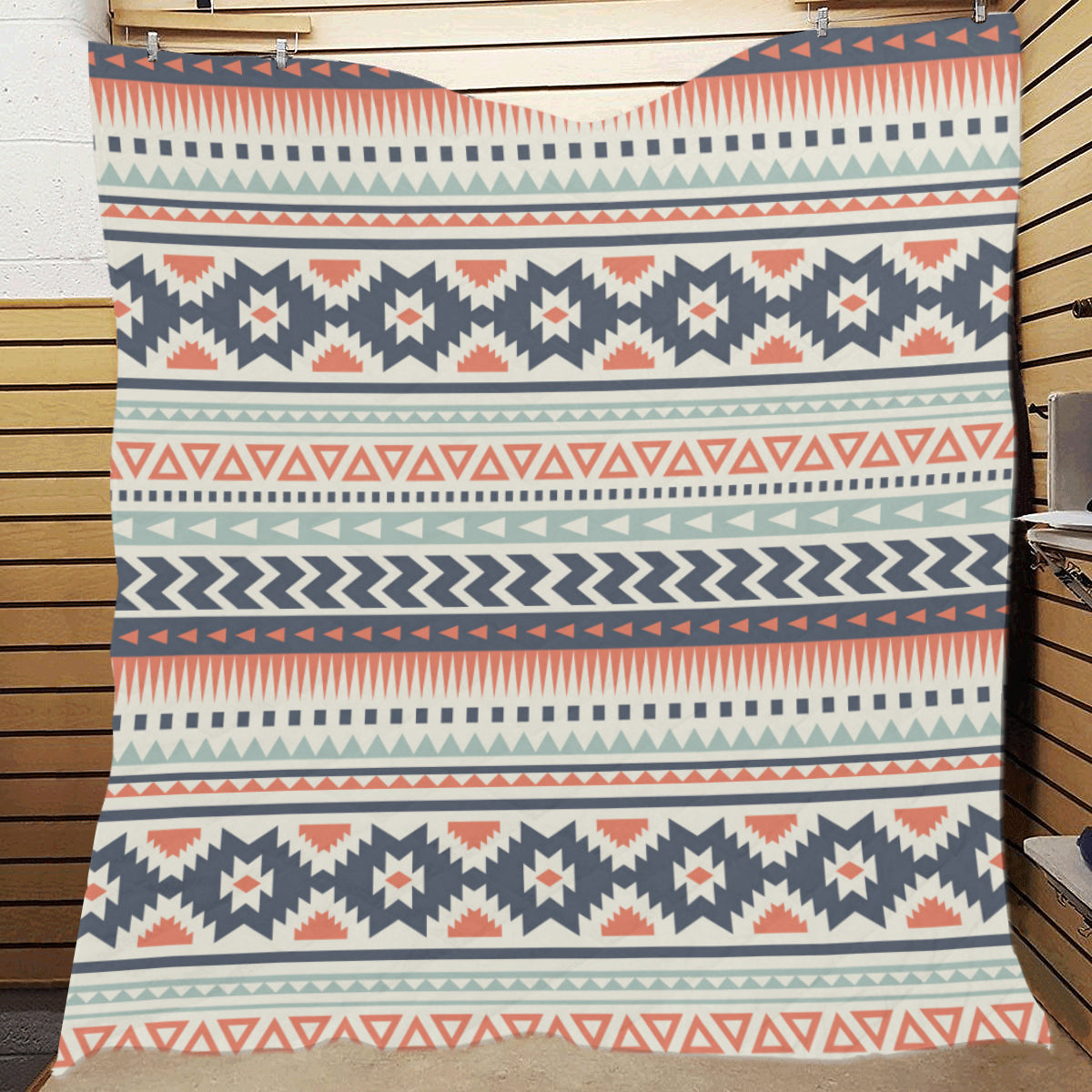 Tribal Aztec vintage pattern Premium Quilt