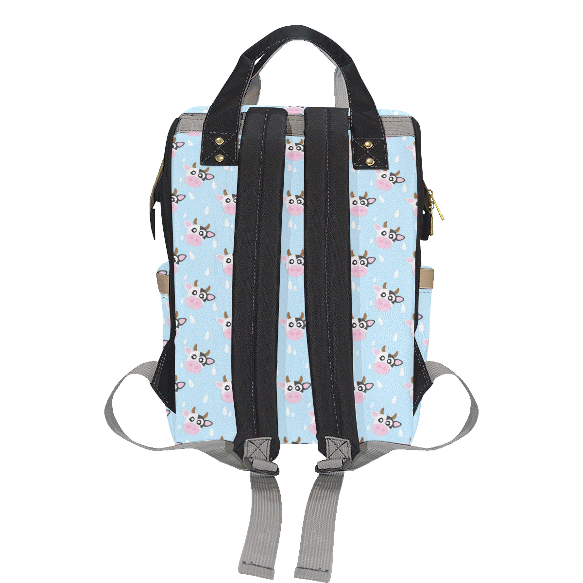 Cow Pattern Print Design 07 Diaper Bag Backpack