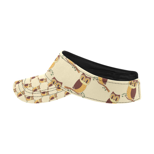 Owl Pattern Print Design A07 Unisex Sun Visor