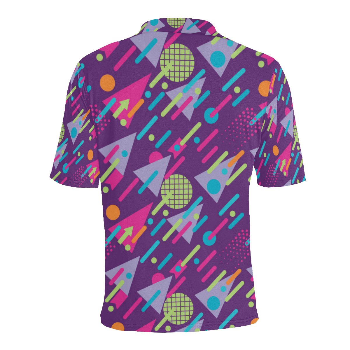 90s Pattern Print Design 4 Men Polo Shirt