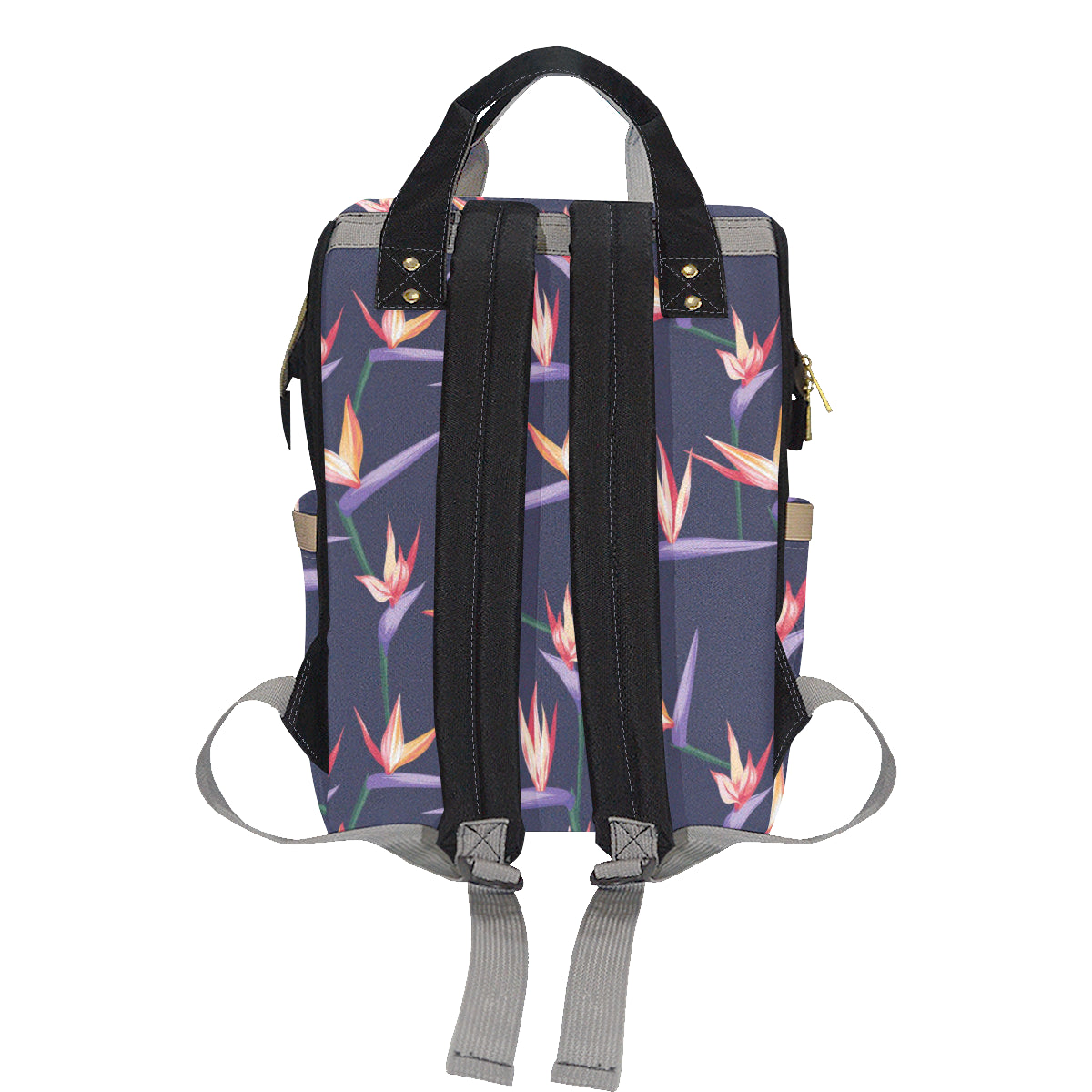 Bird Of Paradise Pattern Print Design BOP015 Diaper Bag Backpack