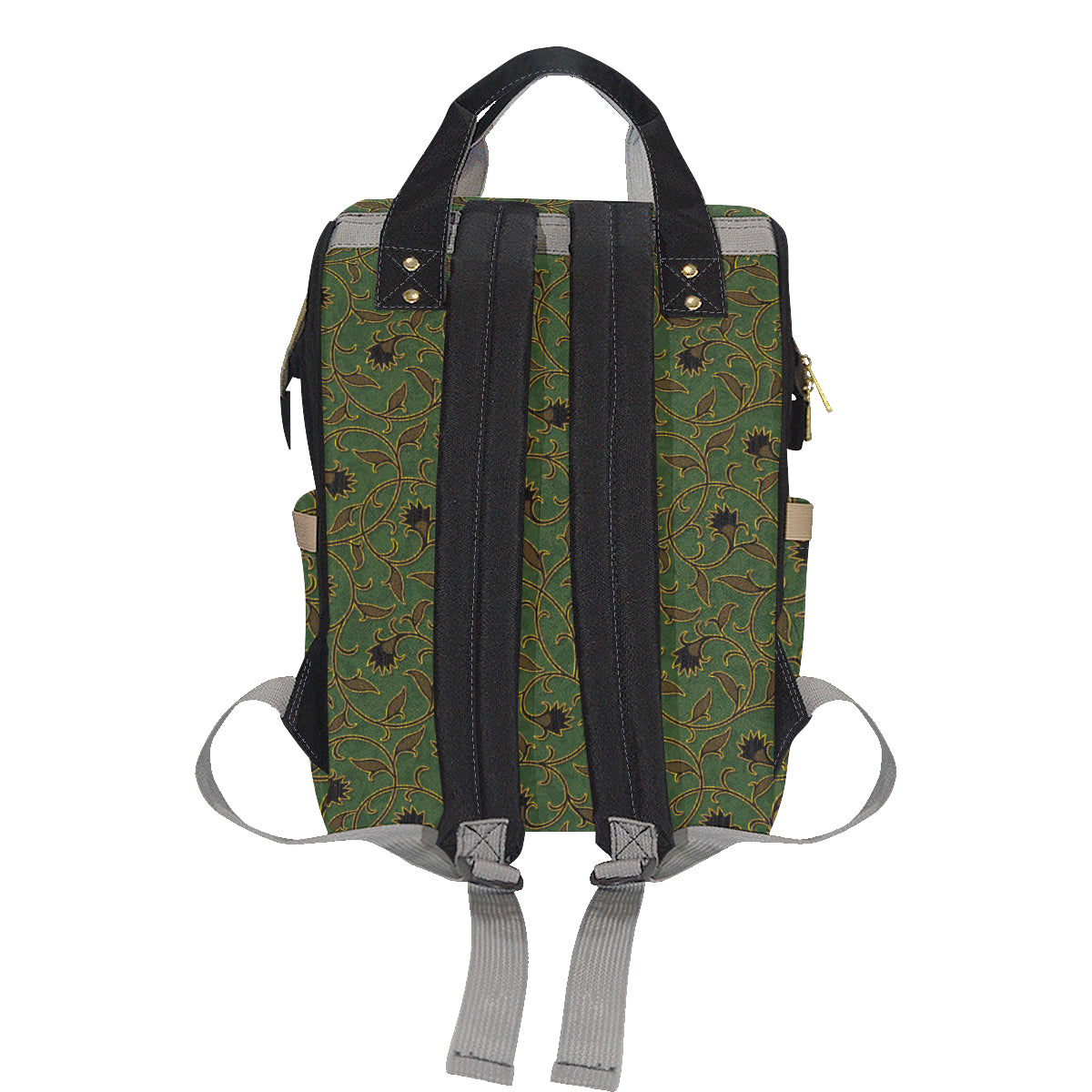 Brocade Pattern Print Design 02 Diaper Bag Backpack