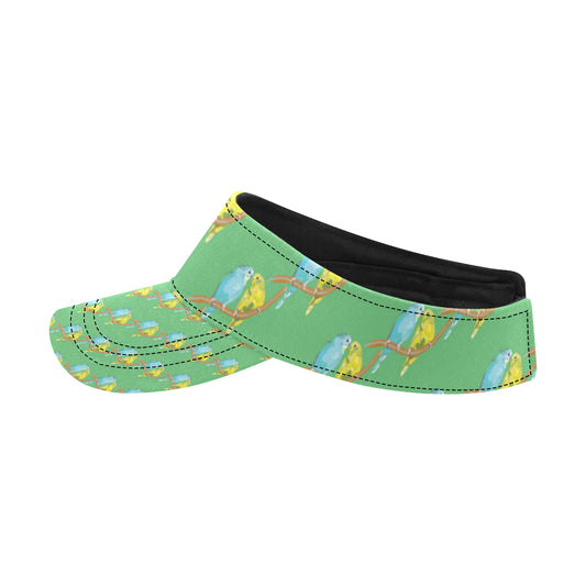 Budgerigar Pattern Print Design 01 Unisex Sun Visor
