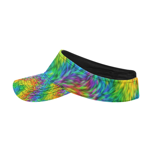 Rainbow Fur Design Print Unisex Sun Visor