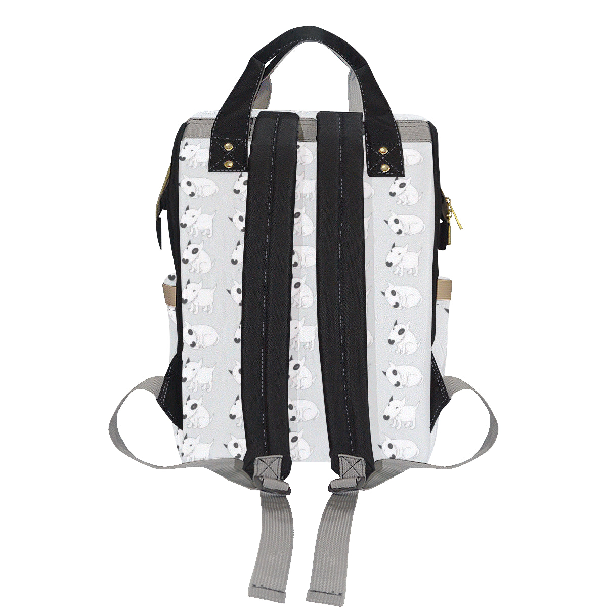 Bull Terrier hand draw Print Pattern Diaper Bag Backpack