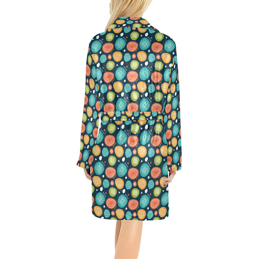 Swedish Themed Design Women's Fleece Robe
