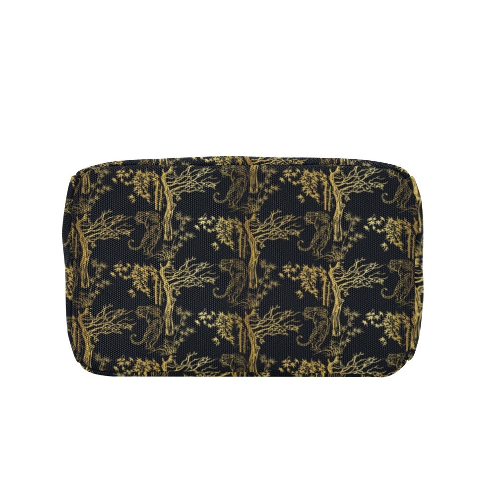 Tiger Gold Print Design LKS307 Insulated Lunch Bag