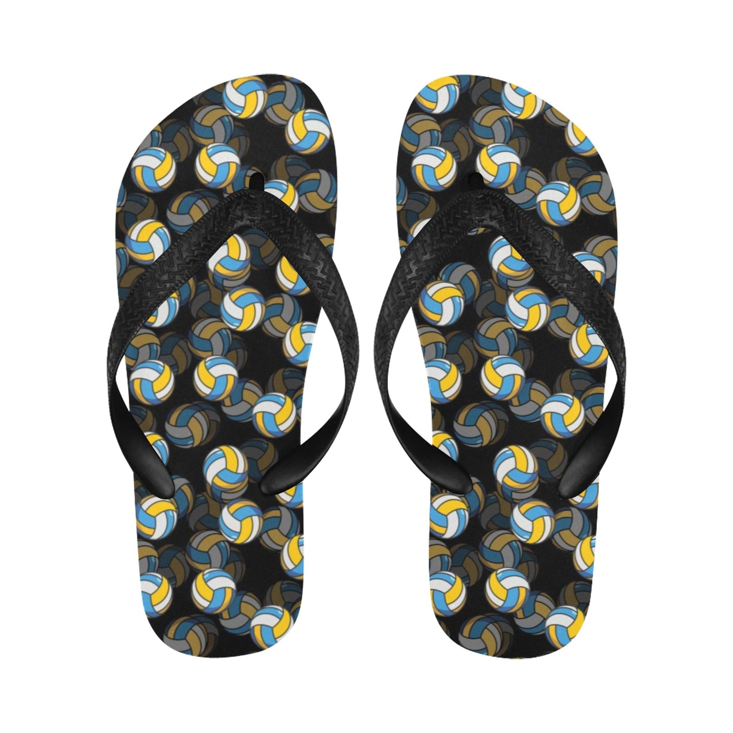 Volleyball Print Design LKS302 Flip Flops