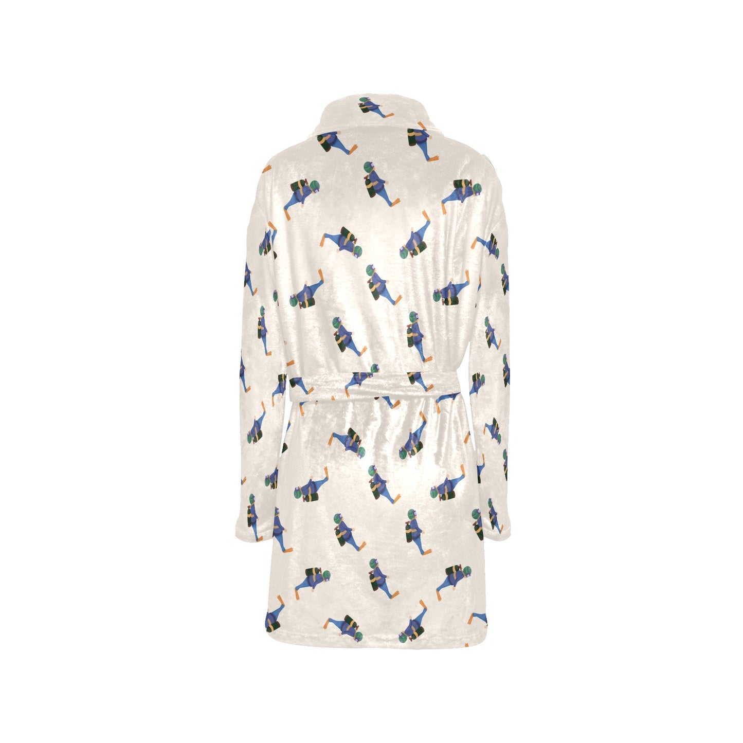 Scuba Driver Print Design LKS301 Women's Fleece Robe