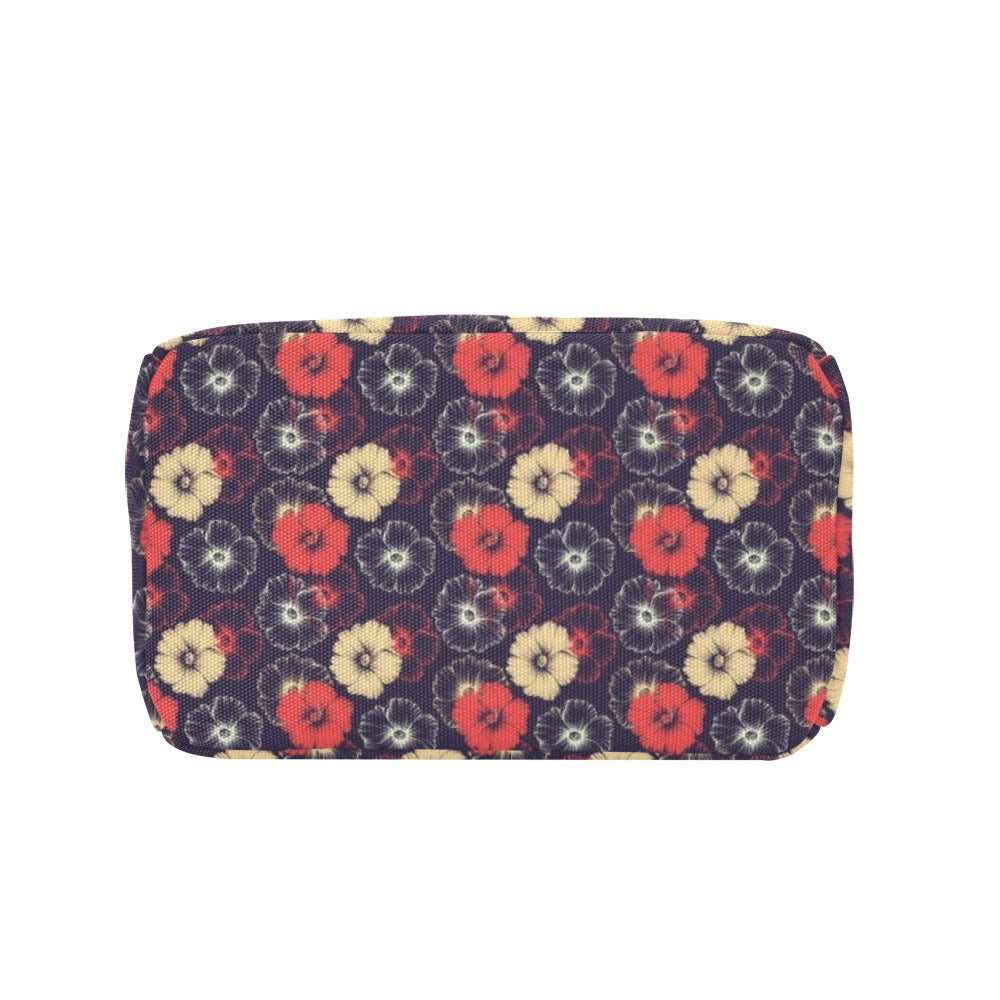 Tropical Flower Print Design LKS302 Insulated Lunch Bag