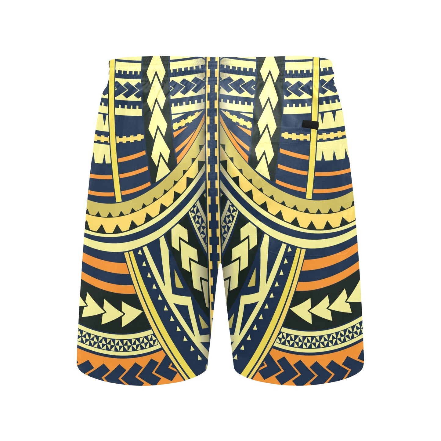 Polynesian Tattoo Print Men's Swim Trunks Beach Shorts