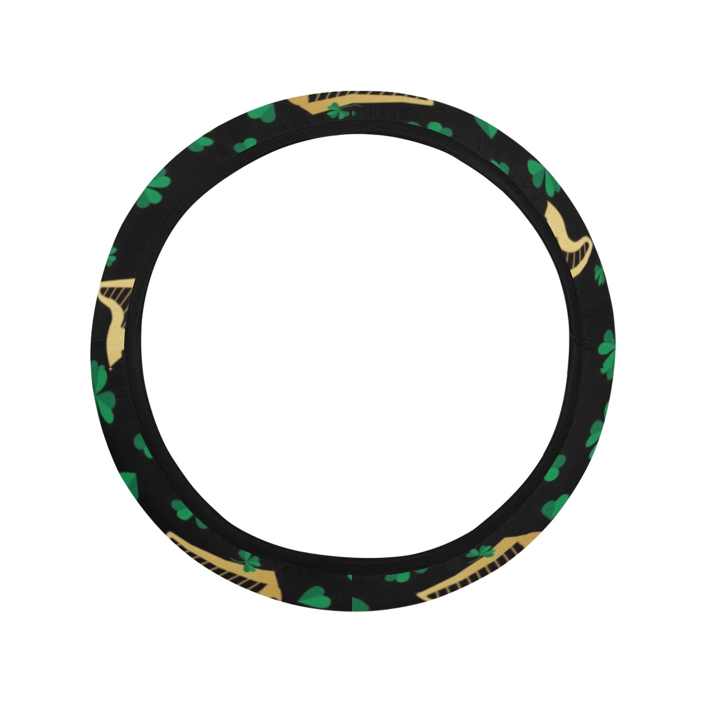 Harp Print Design LKS402 Steering Wheel Cover with Elastic Edge