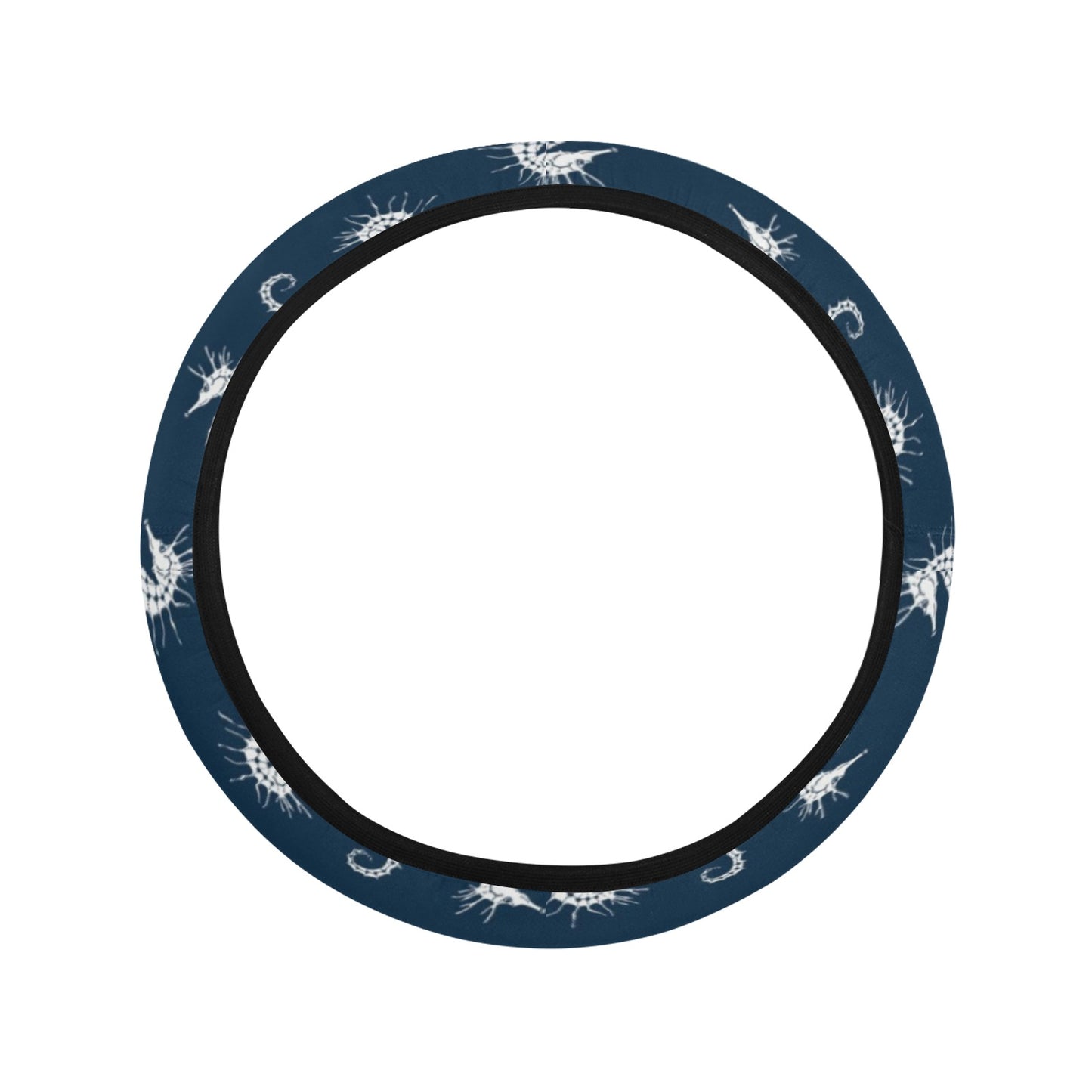SeaHorse Print Design LKS402 Steering Wheel Cover with Elastic Edge