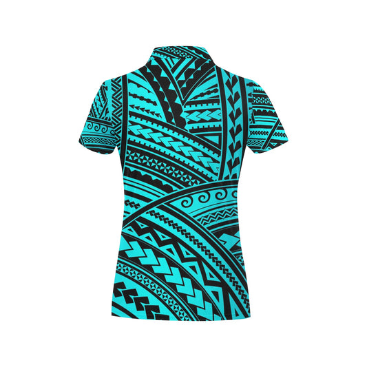 Polynesian Tribal Women's Polo Shirt