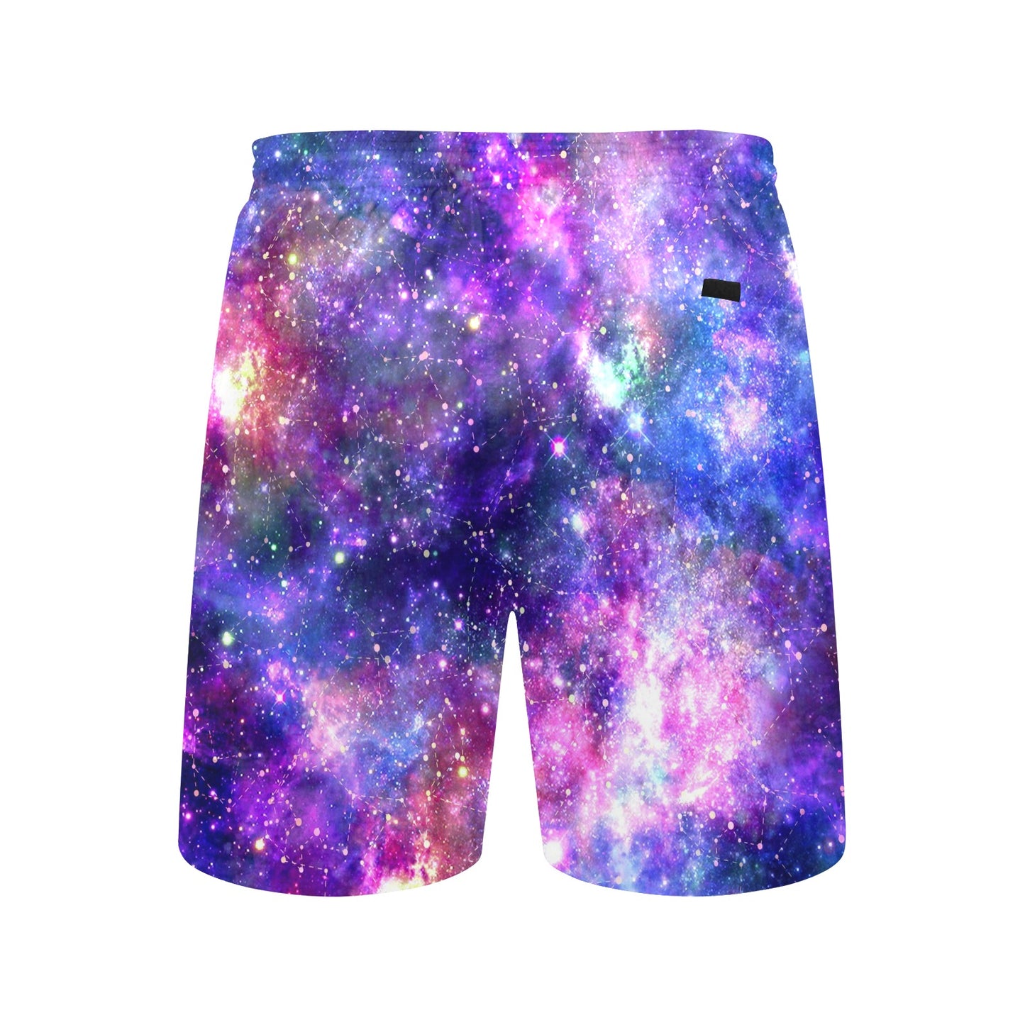 Galaxy Night Stardust Space Print Men's Swim Trunks Beach Shorts