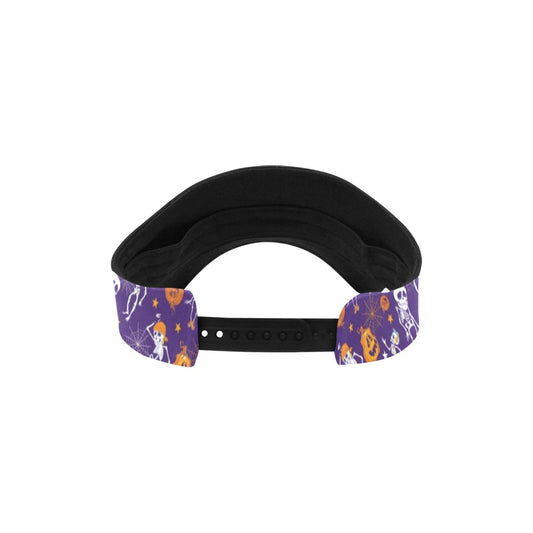 Skeleton Halloween Dance Print Design LKS304 Unisex Sun Visor