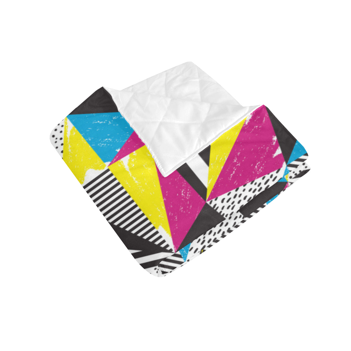 80s Pattern Print Design 2 Premium Quilt