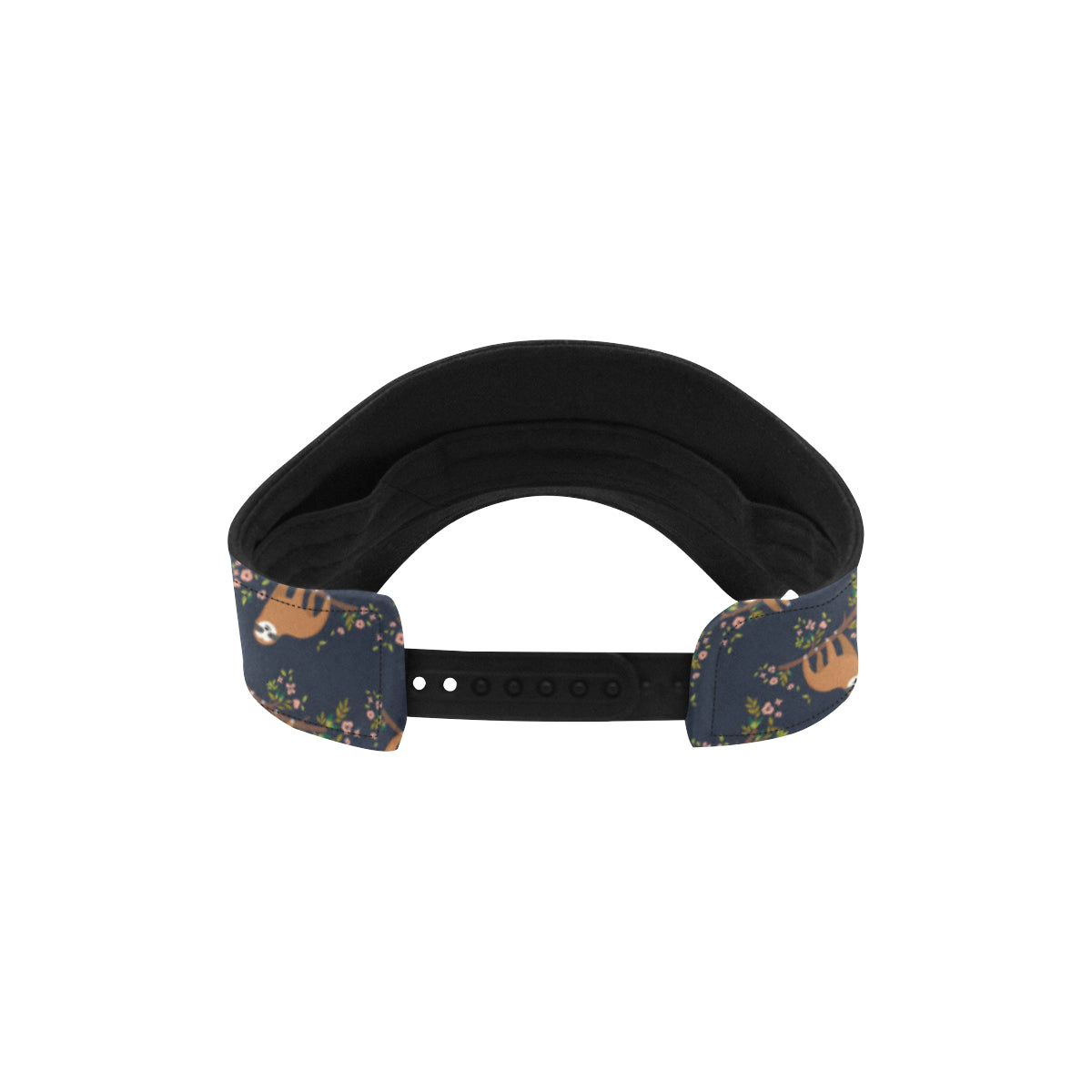 Sloth flower Design Themed Print Unisex Sun Visor