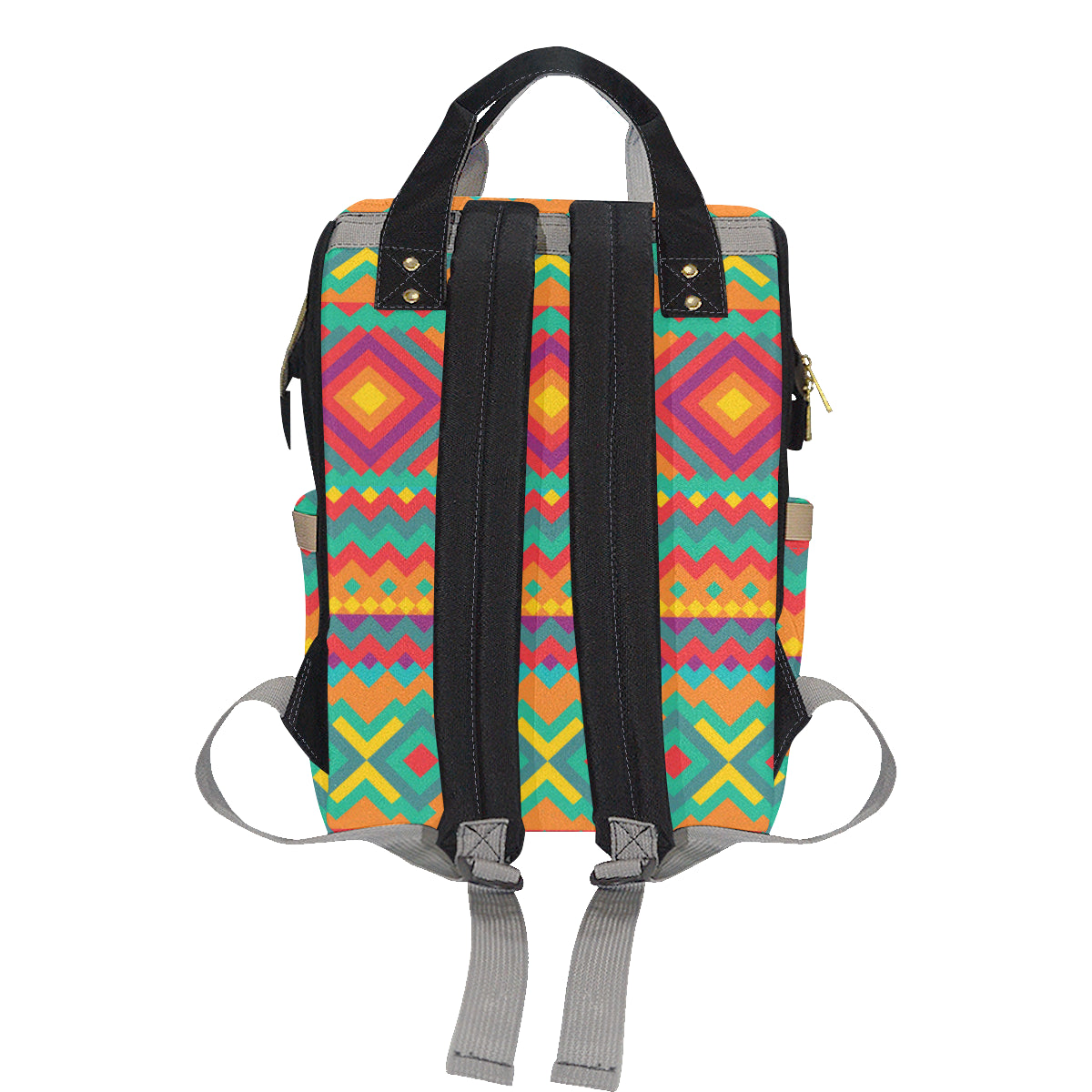 Mexican Pattern Print Design 04 Diaper Bag Backpack