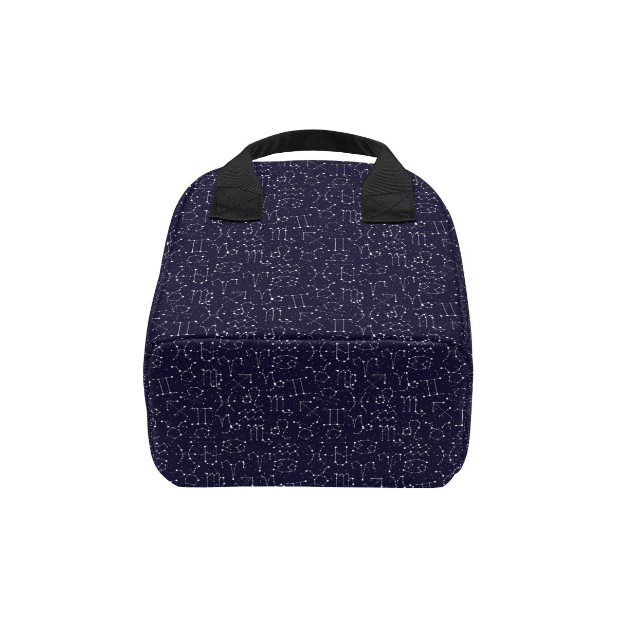 Zodiac Pattern Design Print Insulated Lunch Bag