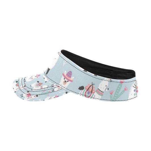Llama Pattern Print Design 04 Unisex Sun Visor