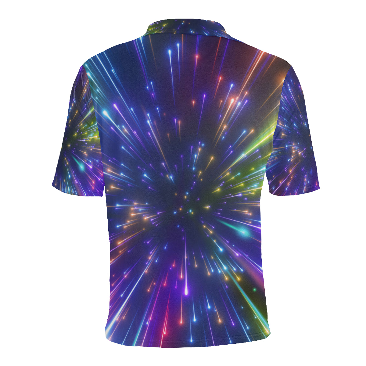 Celestial Rainbow Speed Light Men Polo Shirt