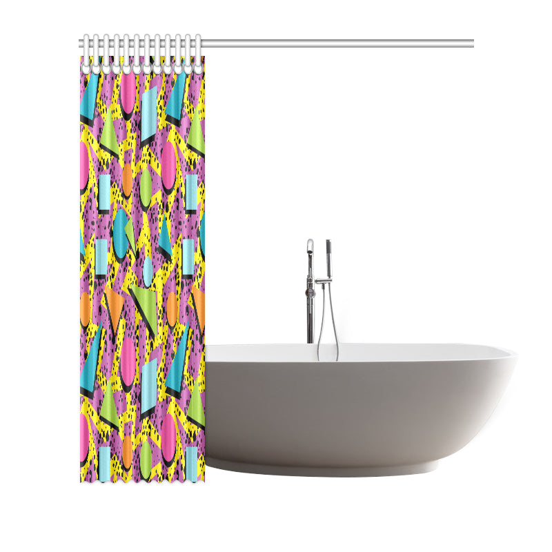 80s Pattern Print Design 1 Shower Curtain