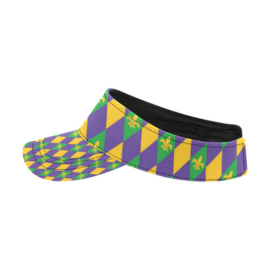 Mardi Gras Pattern Print Design 05 Unisex Sun Visor