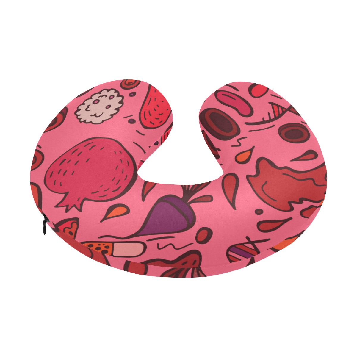 Phlebotomist Pattern Print Design A01 U-Shaped Travel Neck Pillow