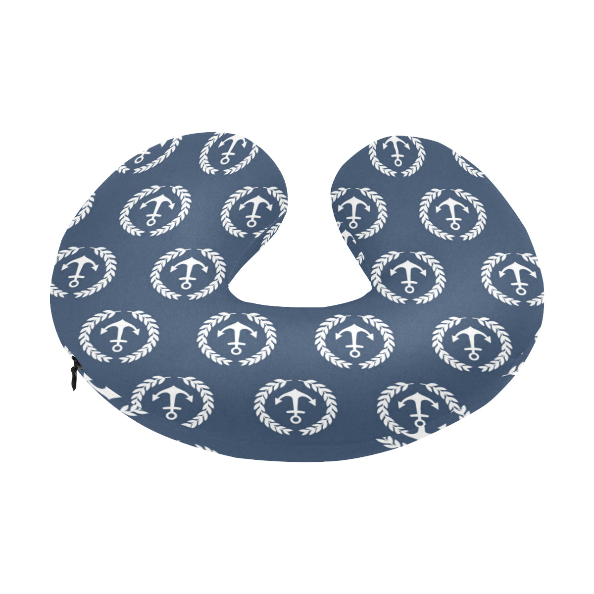 Anchor Pattern Print Design 04 U-Shaped Travel Neck Pillow