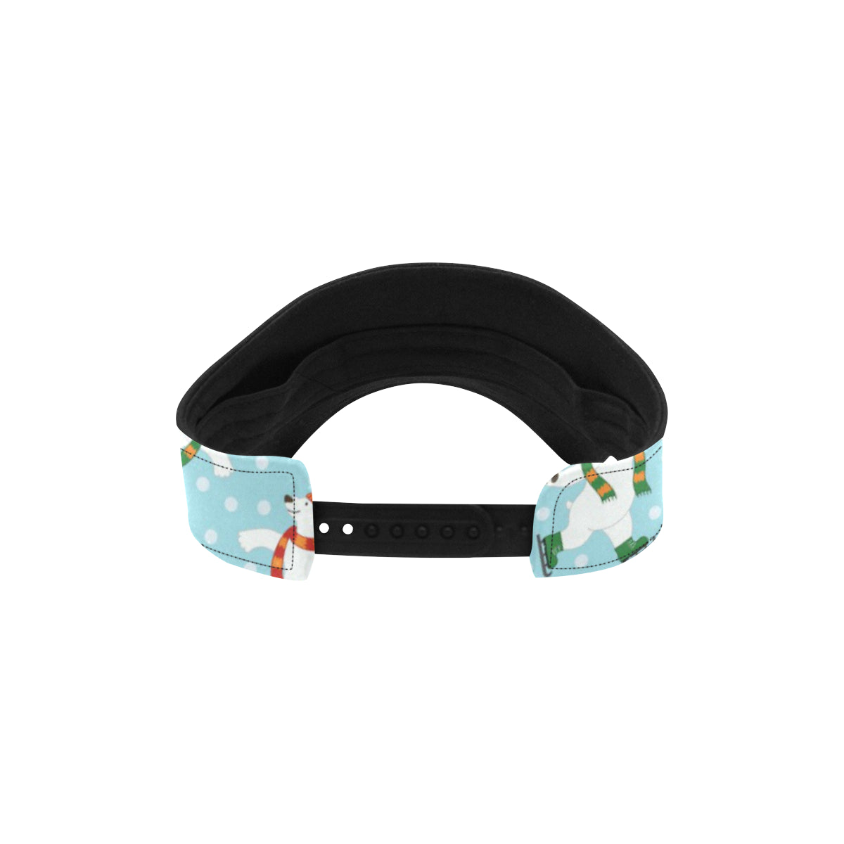 Polar Bear Pattern Print Design PB07 Unisex Sun Visor