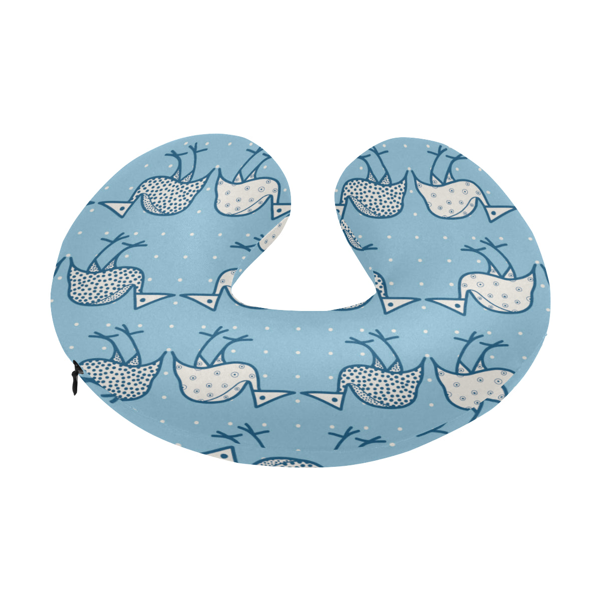 Emu Pattern Print Design 01 U-Shaped Travel Neck Pillow