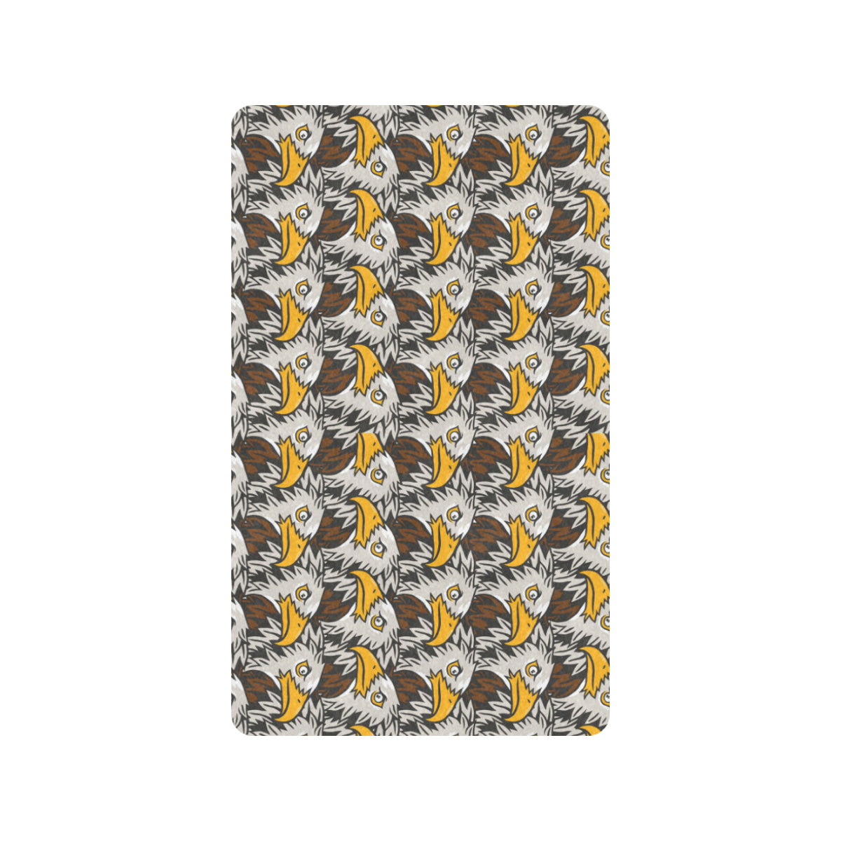 Eagles Head Pattern Rubber Doormat