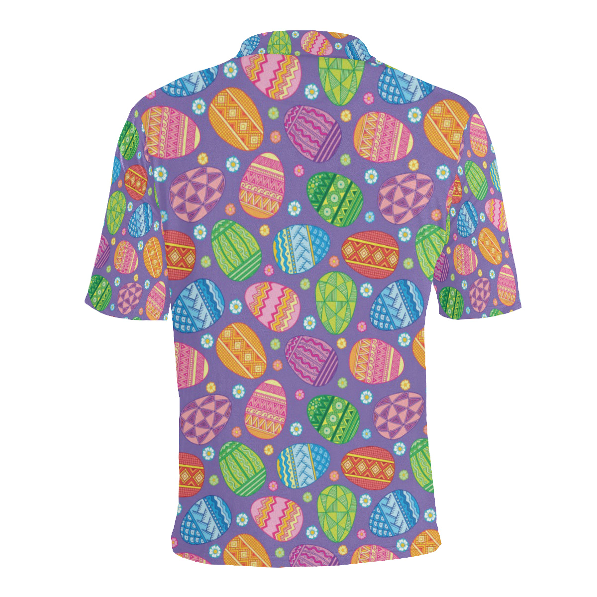 Easter Eggs Pattern Print Design RB010 Men Polo Shirt