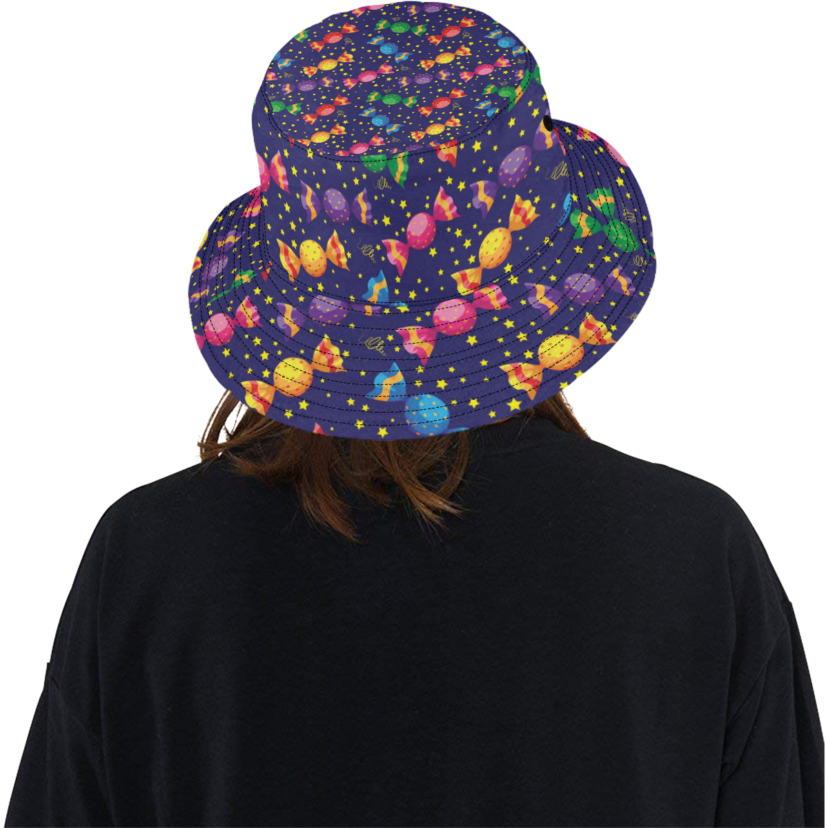 Candy Pattern Print Design CA06 Unisex Bucket Hat
