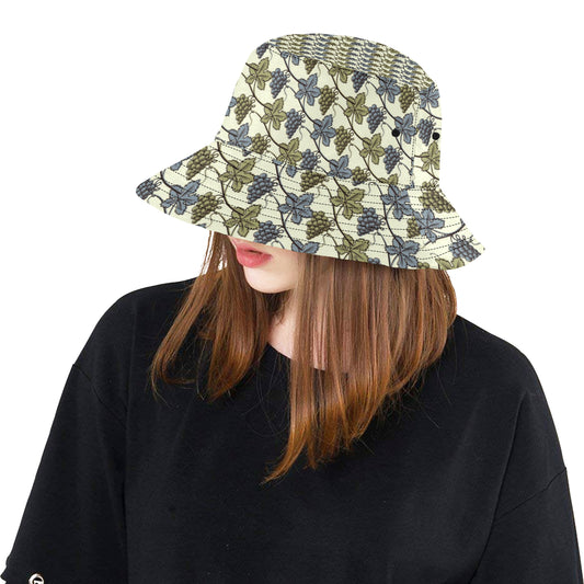 Grape Pattern Print Design GP03 Unisex Bucket Hat