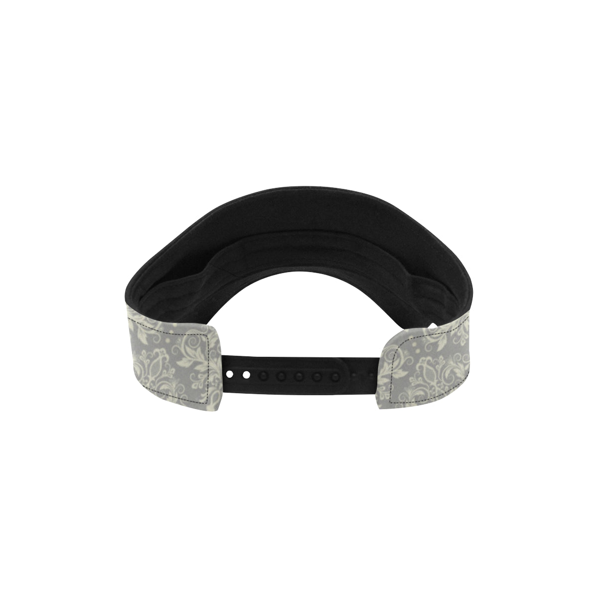 Damask Grey Elegant Print Pattern Unisex Sun Visor