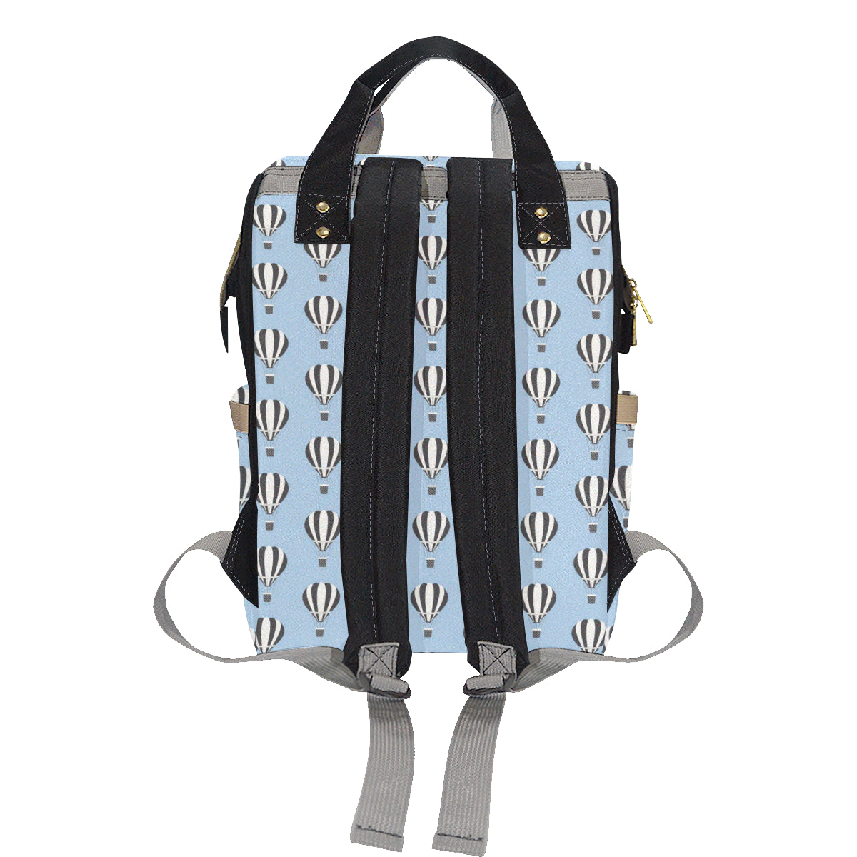 Ballon Pattern Print Design 05 Diaper Bag Backpack