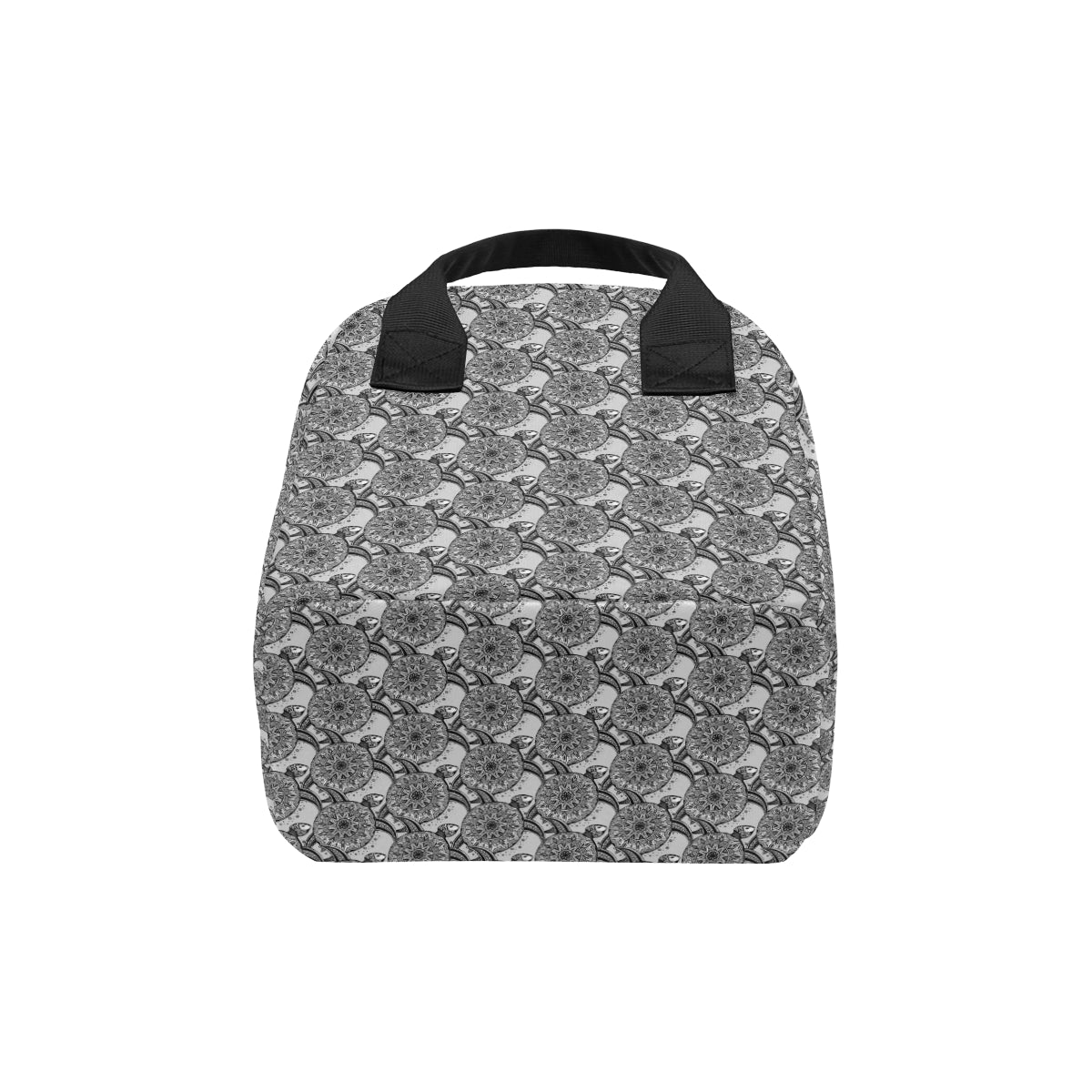 Tribal Turtle Polynesian Themed Print Insulated Lunch Bag