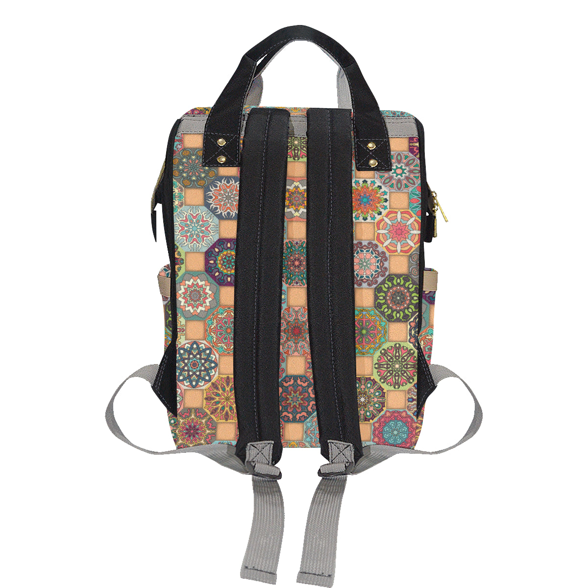 Boho Pattern Print Design 07 Diaper Bag Backpack