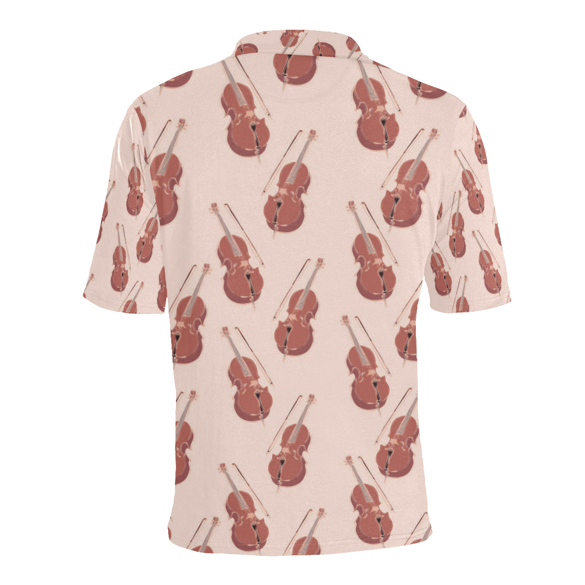 Cello Pattern Print Design 03 Men Polo Shirt