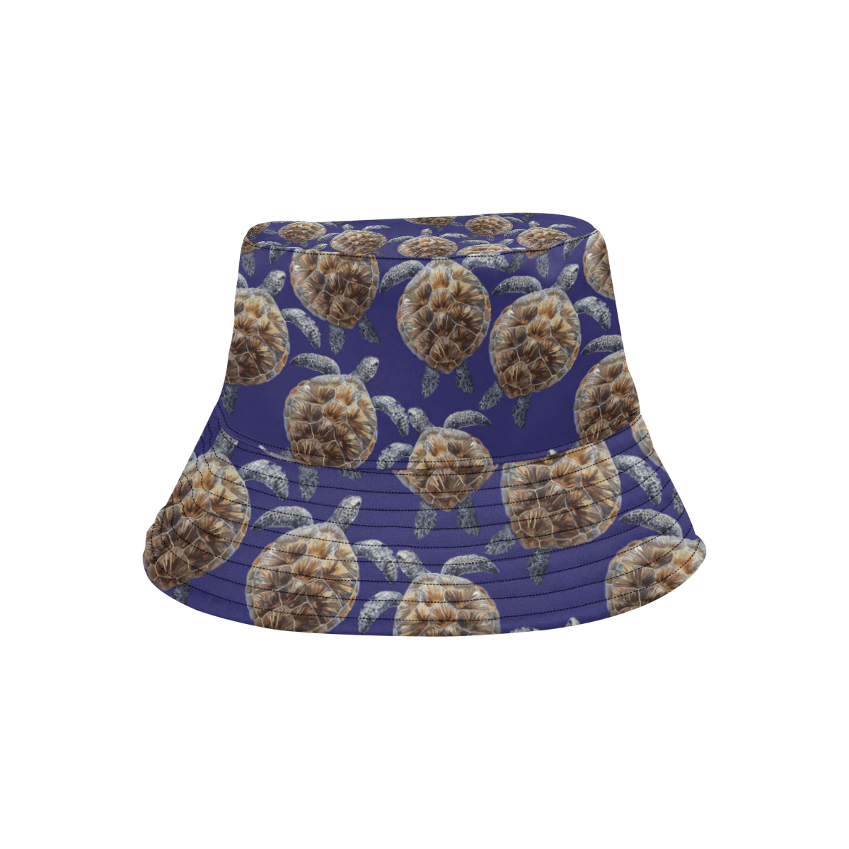 Sea Turtle Pattern Print Design T05 Unisex Bucket Hat