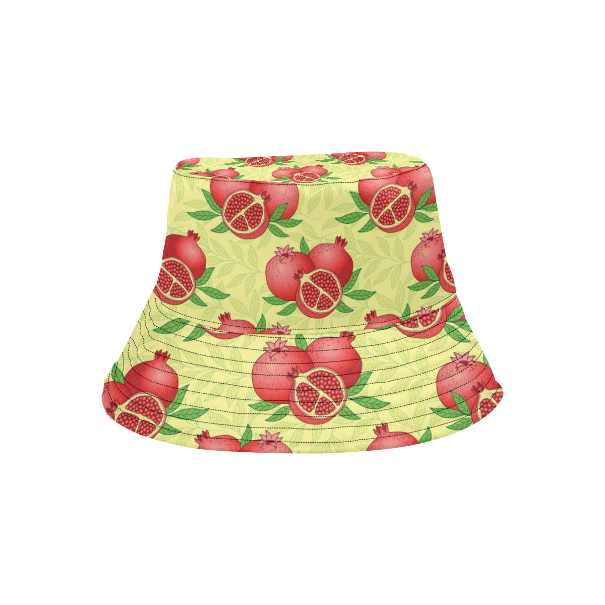 Pomegranate Pattern Print Design PG07 Unisex Bucket Hat