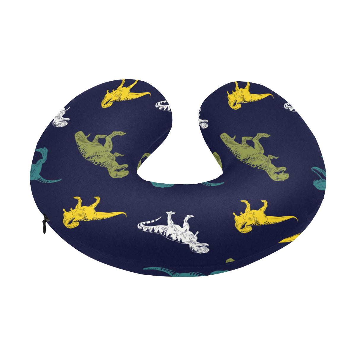 T Rex Pattern Print Design A07 U-Shaped Travel Neck Pillow
