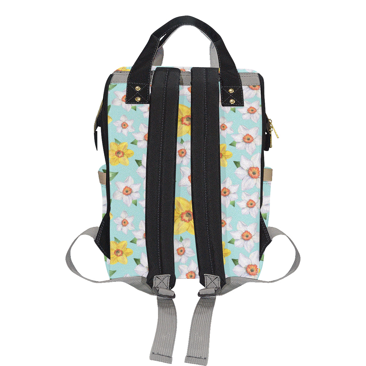 Daffodils Pattern Print Design DF07 Diaper Bag Backpack