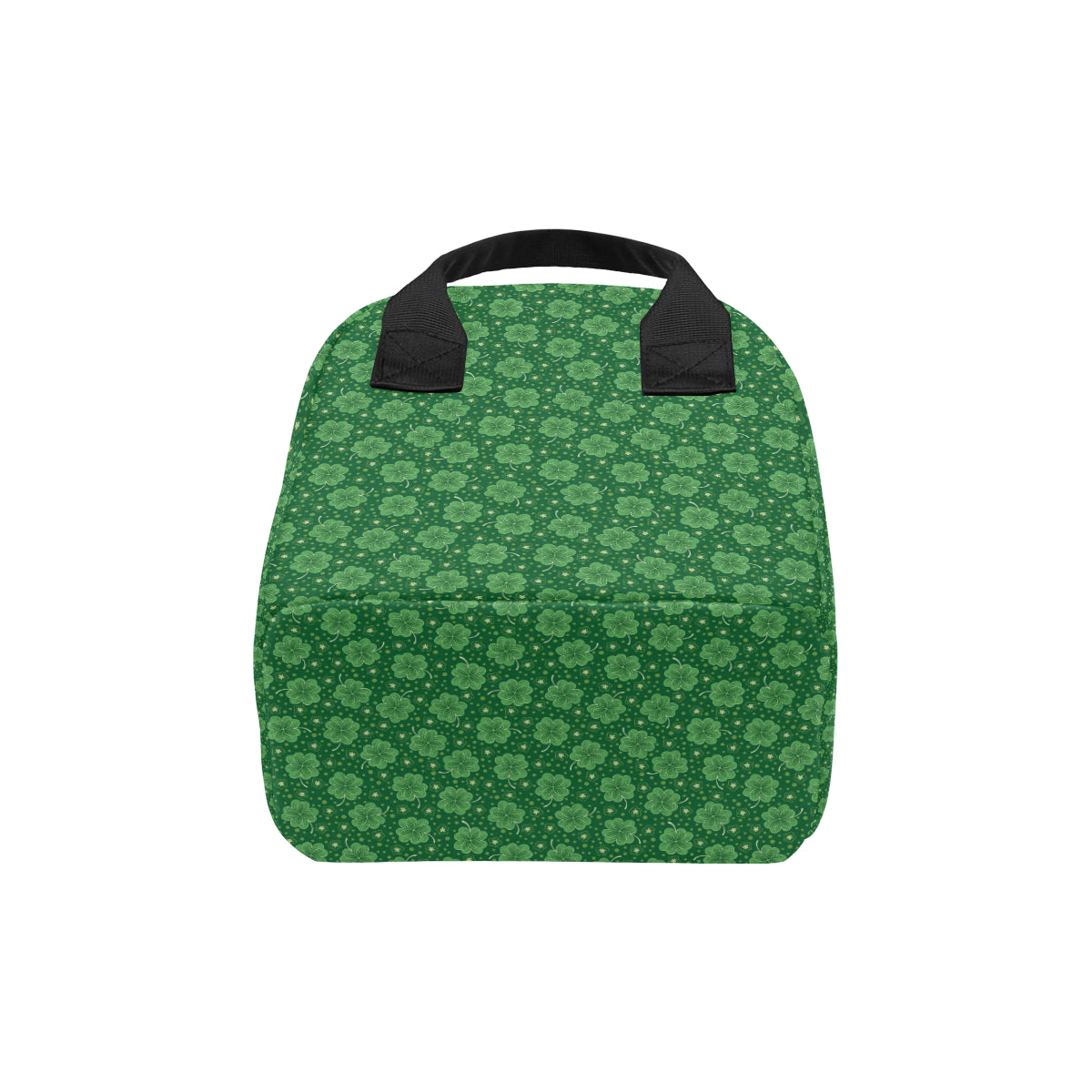 Shamrock Design Print Insulated Lunch Bag