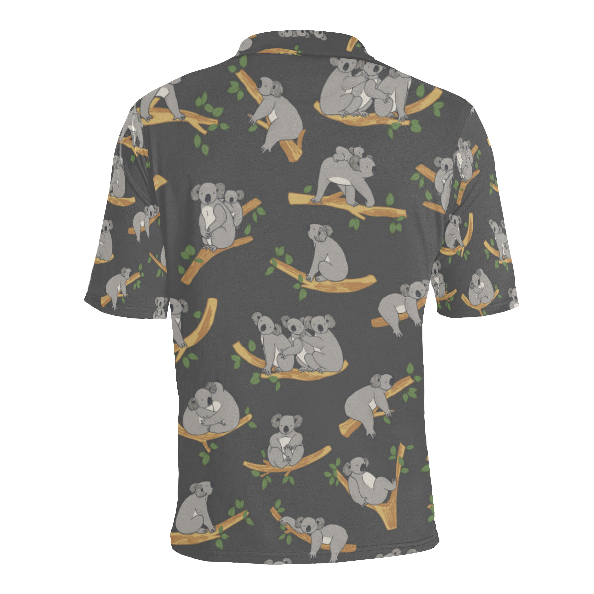 Koala Pattern Print Design 07 Men Polo Shirt