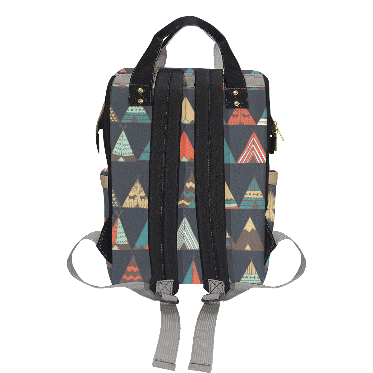 Tribal native american tent Aztec Diaper Bag Backpack