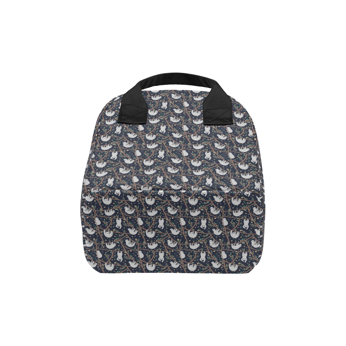 Sloth Happy Design Themed Print Insulated Lunch Bag