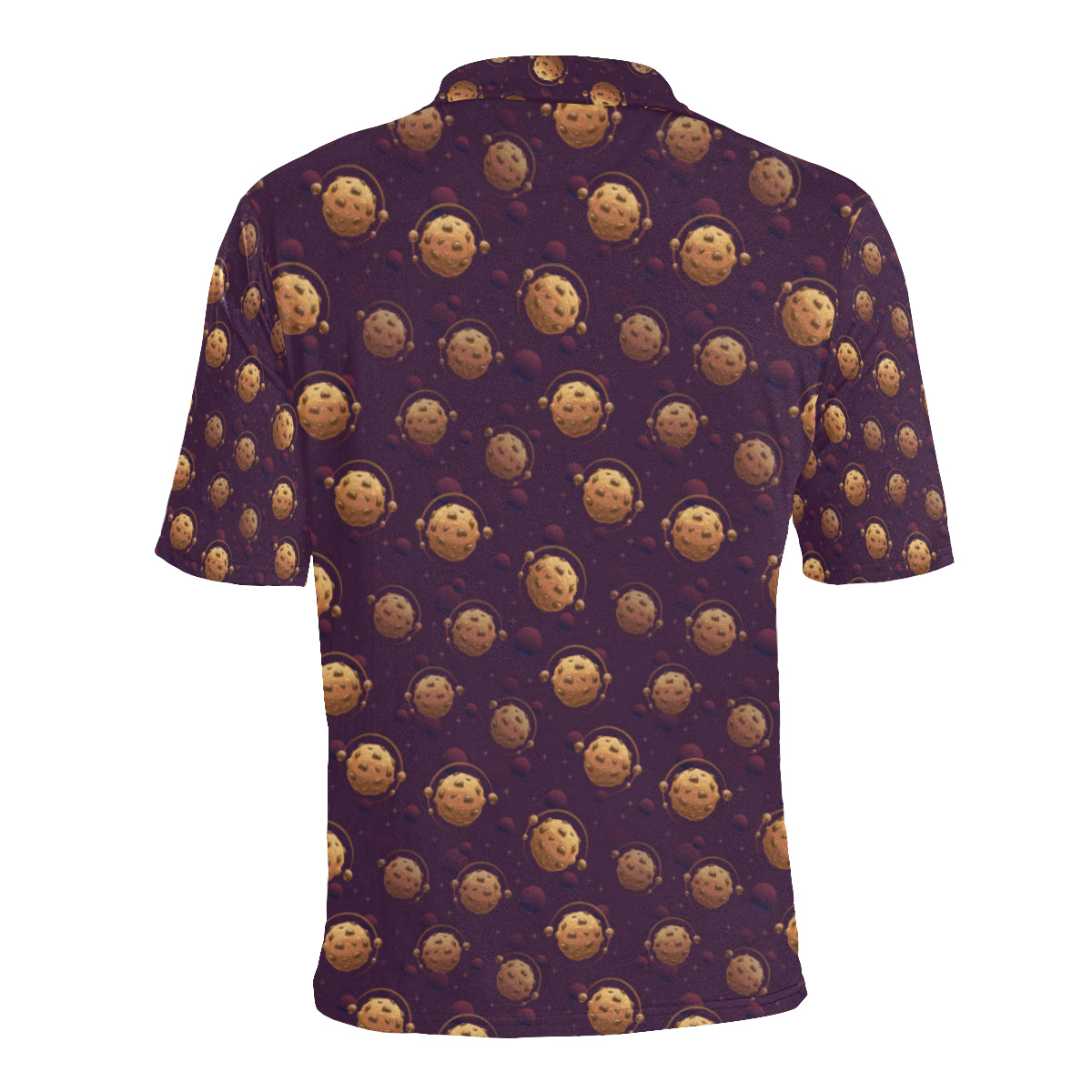 Cookie Pattern Print Design 03 Men Polo Shirt